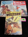 (3) Ranch/ Western Themed Pulps