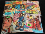 Lot (8) Silver Age All American Men Of War Dc
