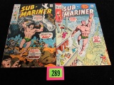 Sub-mariner #38 & 39 Silver Age Marvel