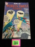 World's Finest #74 (1955) Golden Age Bat-signal!