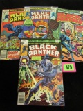 Black Panther #2, 3, 6, 7 Bronze Age Marvel Lot
