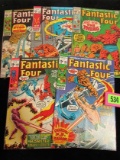 Fantastic Four Late Silver Age Lot 103, 105, 107, 111, 114