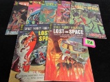 Lot (7) Silver/ Bronze Age Space Family Robinson Lost In Space