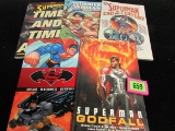 (5) Superman/ Wonder Woman Dc Graphic Novels/ Tpb's