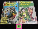 Our Fighting Forces #49 & 53 Golden Age Dc