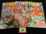 Thor #176, 186, 190 Late Silver Age Lot