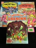 Challengers Of The Unknown #79, 82, 85 Dc Bronze Age