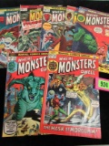 Where Monsters Dwell Marvel Bronze Age Lot (7)
