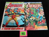 Avengers #106 & 118 Bronze Age Marvel