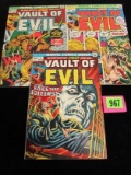 Vault Of Evil #4, 6, 7 Bronze Age Marvel Horror