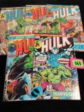 Incredible Hulk #191, 192, 193, 194, 195 Bronze Age Run