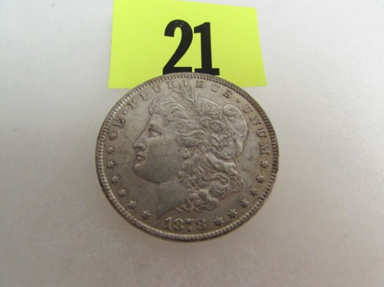 1878 (7 Tail Feathers) Morgan Silver Dollar