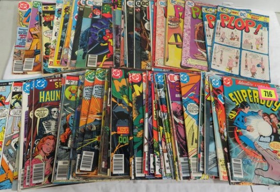 Huge Lot of 60+ Asst. Bronze Age Marvel, DC, Plus Other Comic Books