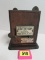 Antique 5 Cent Cast Iron Coin Op Stamp Machine