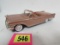 1959 Mercury Parklane Convertible Promo Car Copper