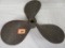 Vintage Michigan (19LH20) 3 Blade Brass Propeller