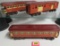 Vintage Lionel Standard Gauge #1766, 1767, 1768 Tin Plate Passenger Cars