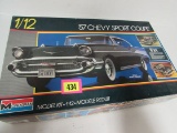 Vintage Monogram 1/12 Scale 1957 Chevy Sport Coupe Model Kit MIB