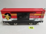 MTH/ Lionel Standard Gauge #214 Great American Circus Box Car (Tin-Plate)