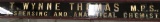 Antique T. Wynne Thomas MPS Carved Wood Under Glass Chemist Apothecary Sign, 10 ft