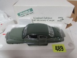 Danbury Mint 1/24 Diecast 1949 Mercury Coupe Ltd. Edition MIB