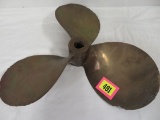 Vintage Hyde 3 Blade Brass Propeller