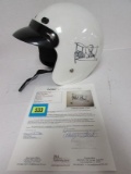 RARE Jackie Stewart Sign Auto Racing Helmet JSA Full Letter COA