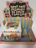 Vintage J. Chein Tin Litho Melody Player Toy in Orig. Box