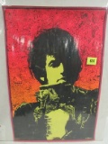 Dated 1968 Bob Dylan Black Light Poster