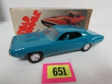 Rare 1972 Plymouth Road Runner Promo Car Basin St. Blue in Orig. Box