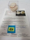 1958 Detroit Tigers Team Signed Ball JSA Letter of Authenticity