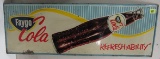 Rare 1950s Faygo Cola Embossed Metal Graphic Sign