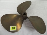 Vintage Michigan (17CH16) 3 Blade Brass Propeller