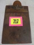 1948 Indianapolis Motor Speedway Indy 500 Bronze Clipboard