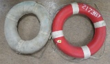 Lot of (2) Vintage Life Rings, Russian and Canvas made
