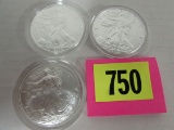2003, 2006, 2016 Silver Eagle Dollars