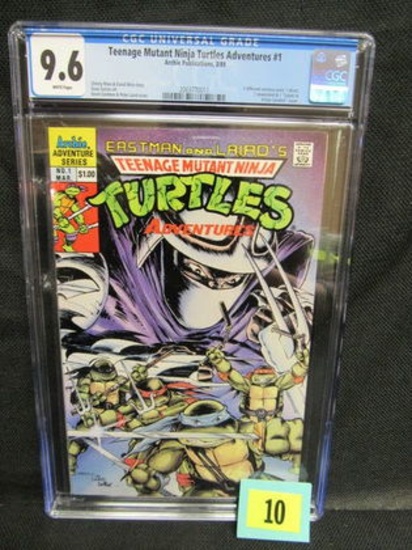 Teenage Mutant Ninja Turtles Adventures #1 (1989) Key 1st Issue Cgc 9.6