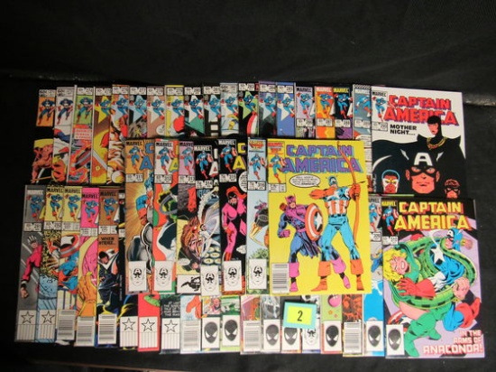 Captain America Bronze/ Copper Age Lot (45 Diff.) #271-315