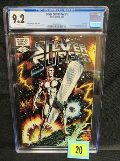 Silver Surfer V2 #1 (1982) Classic John Byrne Cover Cgc 9.2