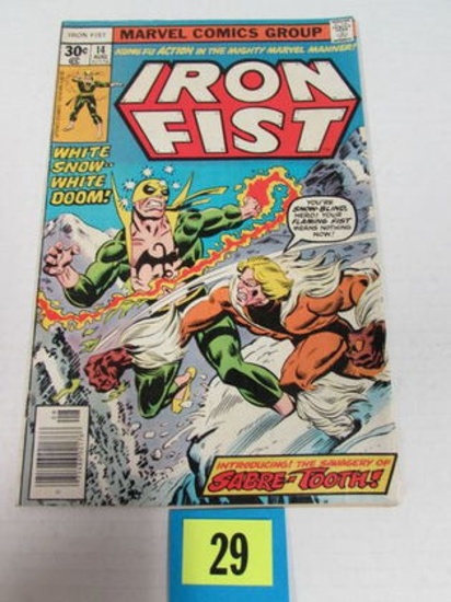 Iron Fist #14 (1977) Key 1st Appearance Sabretooth