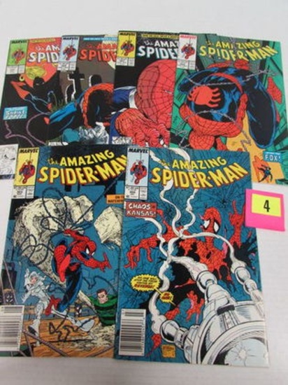 Amazing Spiderman Mcfarlane Lot #302, 303, 304, 307, 308, 310