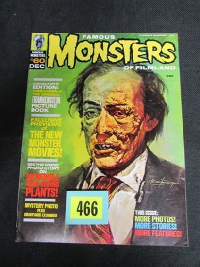 Famous Monsters Of Filmland #60 (1969) Basil Gogos Cover