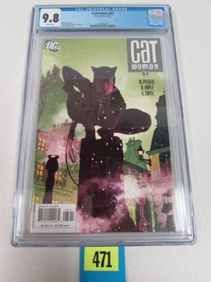 Catwoman #63 (2007) Adam Hughes Cover Cgc 9.8