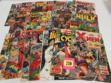 Lot (21) Silver Age Marvel Thor, X-men, Avengers, Hulk+