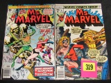 Ms. Marvel #2 & 17 Bronze Age Issues