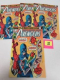 Dealer Lot (4) Avengers #145 (1975) 1st Appearance The Assassin