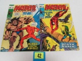 Daredevil #76 & 79 Late Silver Age Marvel