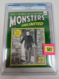 Monsters Unlimited #7 (1966) Marvel By Stan Lee/ Frankenstein Photo Cover Cgc 9.4
