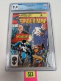 Web Of Spiderman #29 (1987) Black Costume/ Wolverine Cover Cgc 9.4