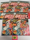 Dealer Lot (5) Fantastic Four #155 (1975) Classic Silver Surfer Cover